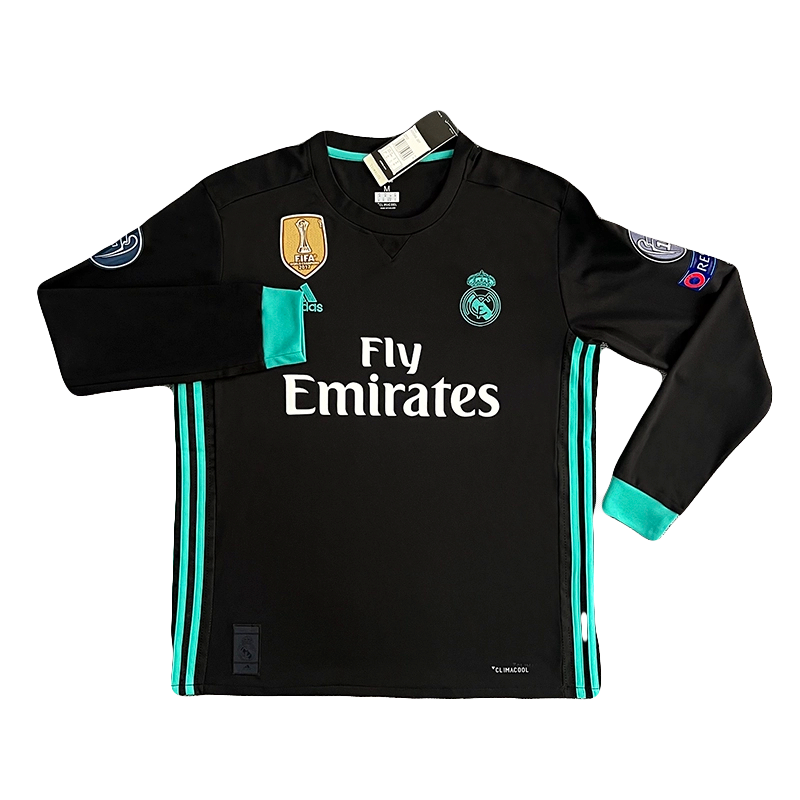 Real Madrid Retro Shirt 2011/12 – Cristiano Ronaldo (Long Sleeve Black with Blue Details)