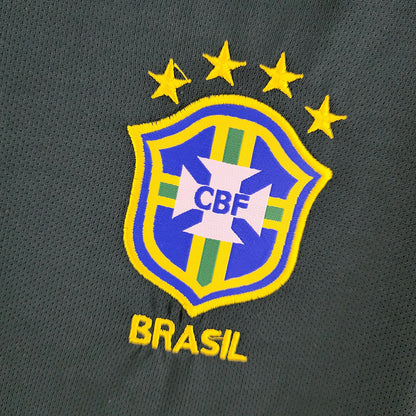 Brazil Retro Goalkeeper Shirt 1998 – Dark Green