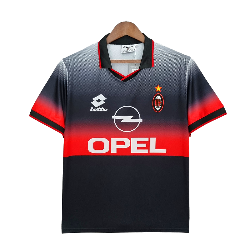 AC Milan Retro Training Shirt 95/96 - Black