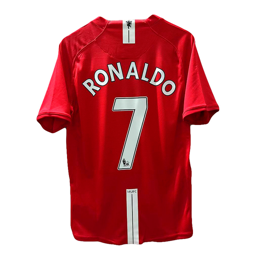 Manchester United Retro Shirt 2007/08 – Cristiano Ronaldo (All Red)