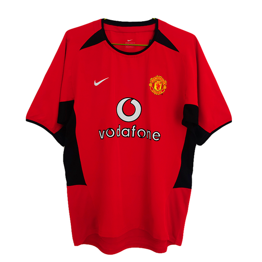 Manchester United Retro Home Shirt 02/04 - Red