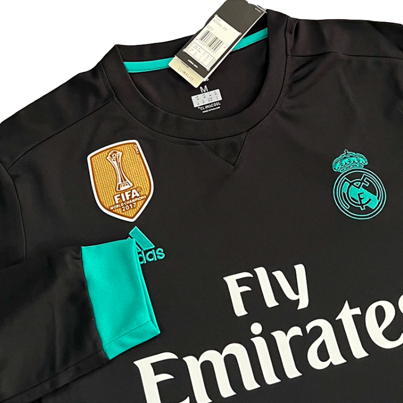 Real Madrid Retro Shirt 2011/12 – Cristiano Ronaldo (Long Sleeve Black with Blue Details)