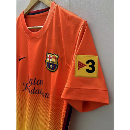 Barcelona Retro Away Shirt 12/13 - Messi Edition (Orange & Yellow Gradient)