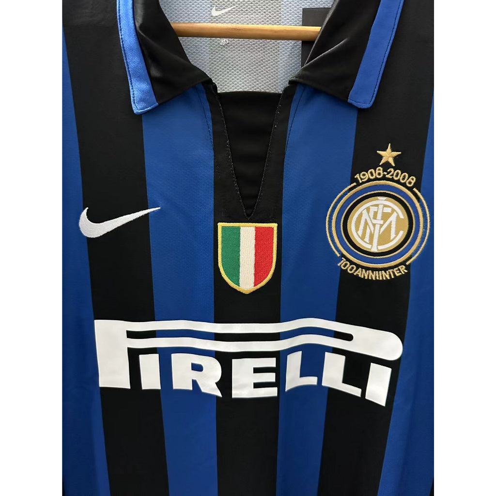 Inter Milan Retro Home Shirt 07/08 - Ibrahimović Edition