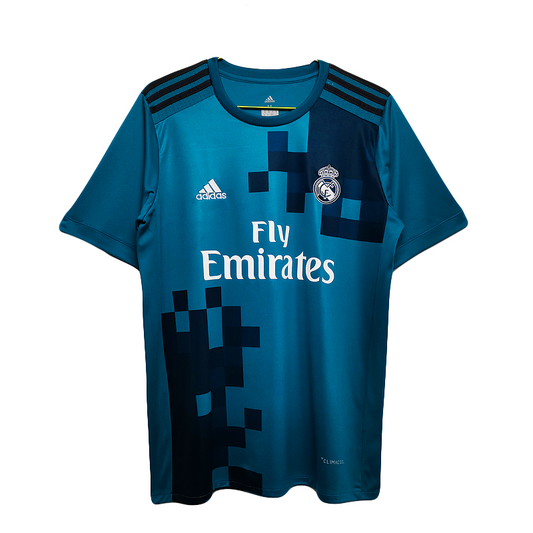 Real Madrid Retro Third Shirt 17/18 – Blue Mosaic