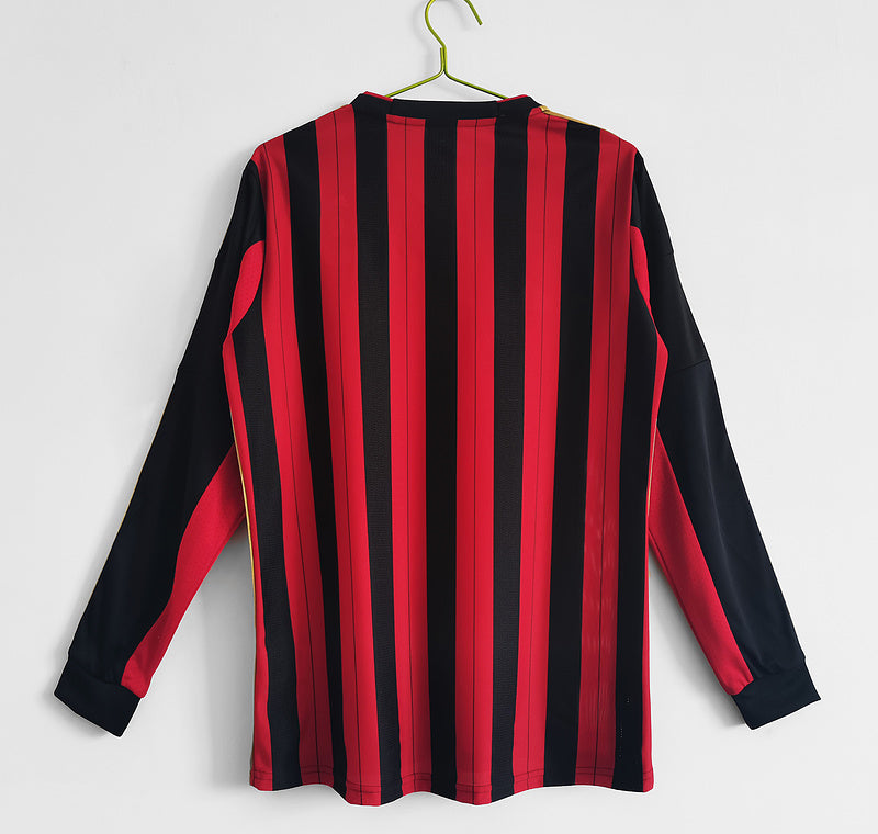 AC Milan Retro Long Sleeve Shirt - Classic Design