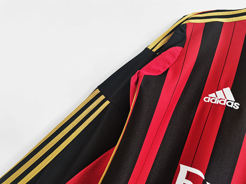 AC Milan Retro Long Sleeve Shirt - Classic Design