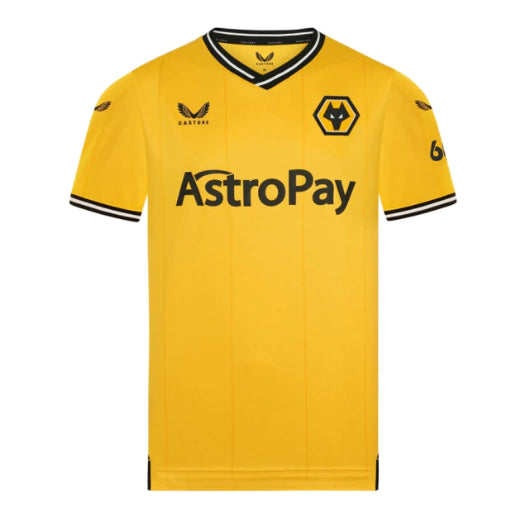 Wolverhampton Wanderers Men's Home Kit 23/24 - Old Gold