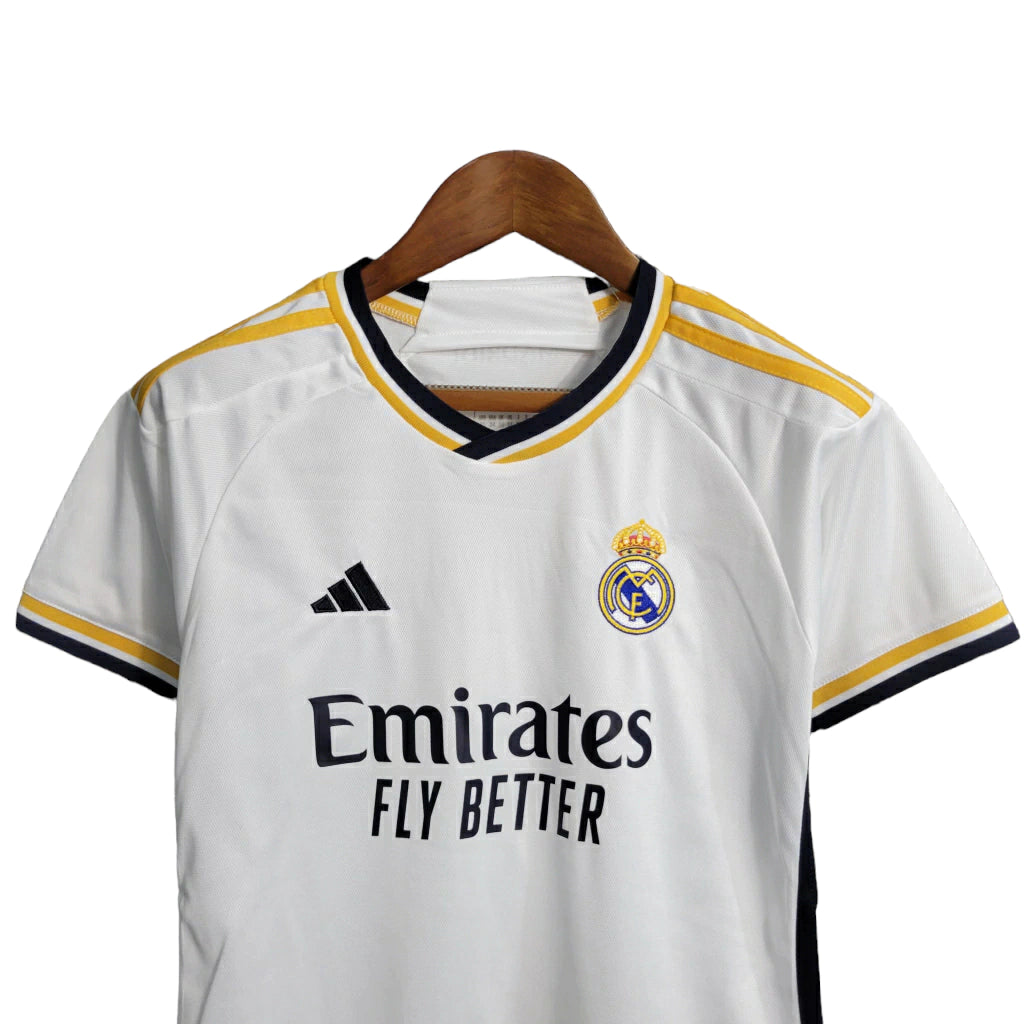 Real Madrid Kids' Home Kit 23/24 - White