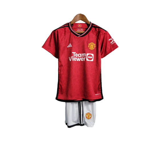 Manchester United Kids' Home Kit 23/24 - Red