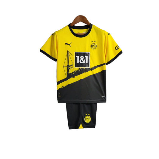 Borussia Dortmund Kids' Home Kit 23/24 - Yellow