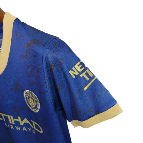 Manchester City Kids' Away Kit 23/24 - Dark Blue