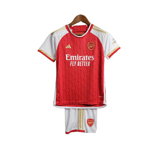 Arsenal's Kids' Home Kit 23/24 - Red