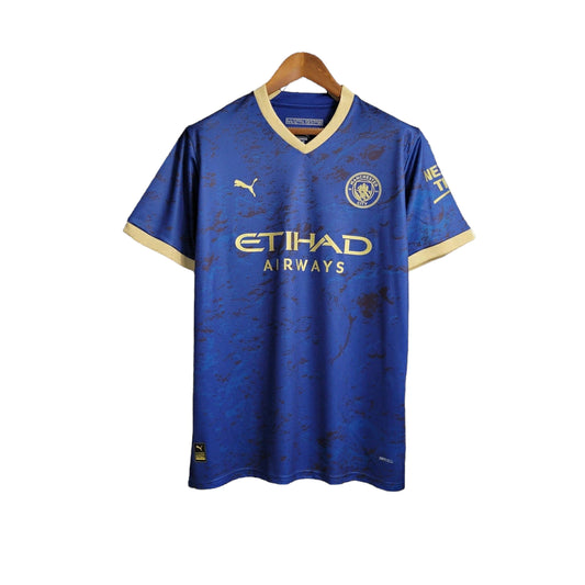 Manchester City Men's Away Kit 23/24 - Dark Blue & Gold